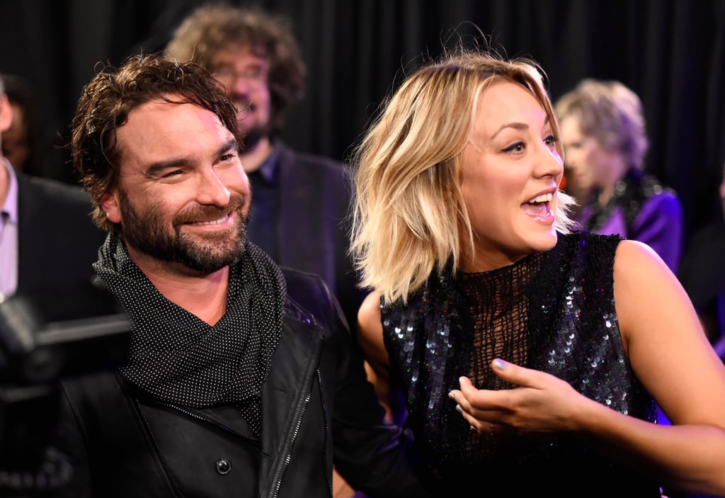 Kaley Cuoco Johnny Galecki at People's Choice Awards 2016 POPSUGAR