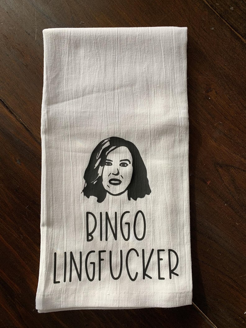 Schitt's Creek Inspired Kitchen Towel, Moira Rose