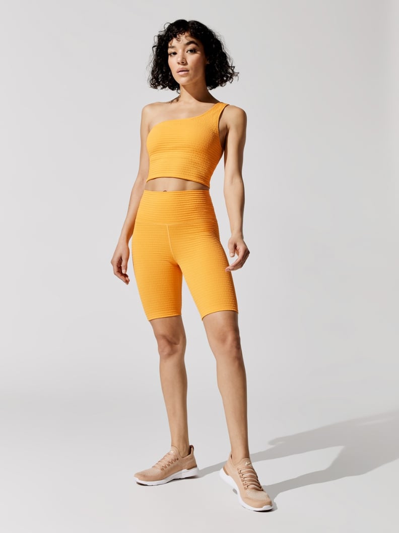 A Yellow Style: Carbon38 Jacquard One Shoulder Bra