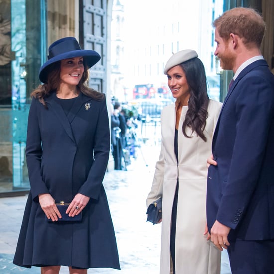 Meghan Markle and Kate Middleton Wearing Blue Heels