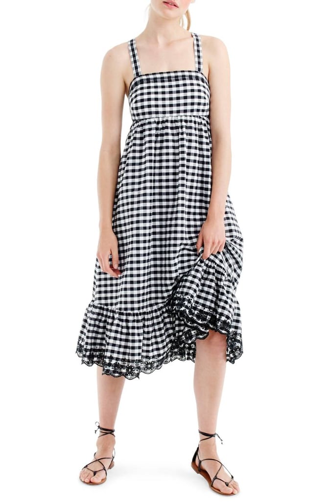 J.Crew Puckered Gingham Sundress | Best Dresses Under $200 | POPSUGAR Fashion Photo 5