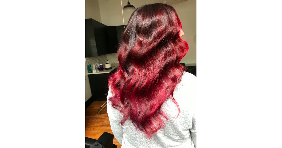 Pomegranate Brunette | Brunettes Will Swoon Over These Fall-Friendly  Rainbow Hair Ideas | POPSUGAR Beauty Photo 9