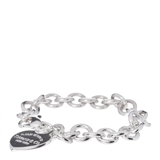 Tiffany & Co. Sterling Silver Return to Heart Tag Charm Bracelet
