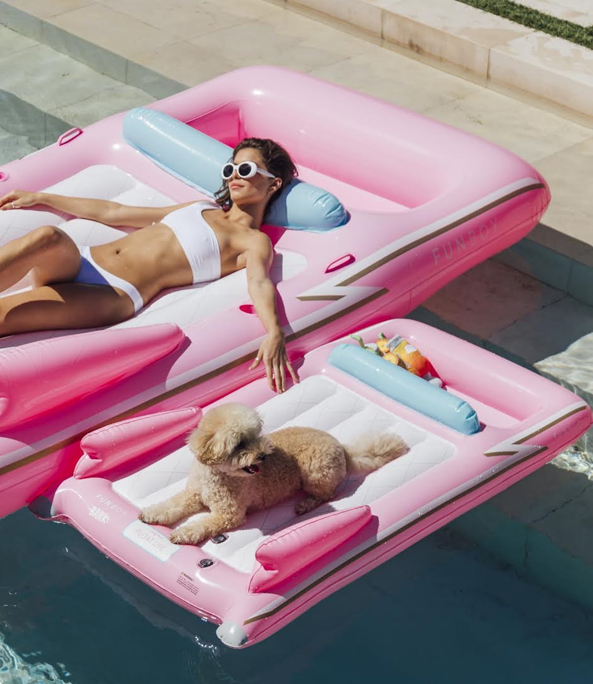 Pool floats for you and your dog Clearance