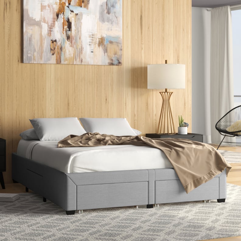 Braham Queen Upholstered Storage Platform Bed