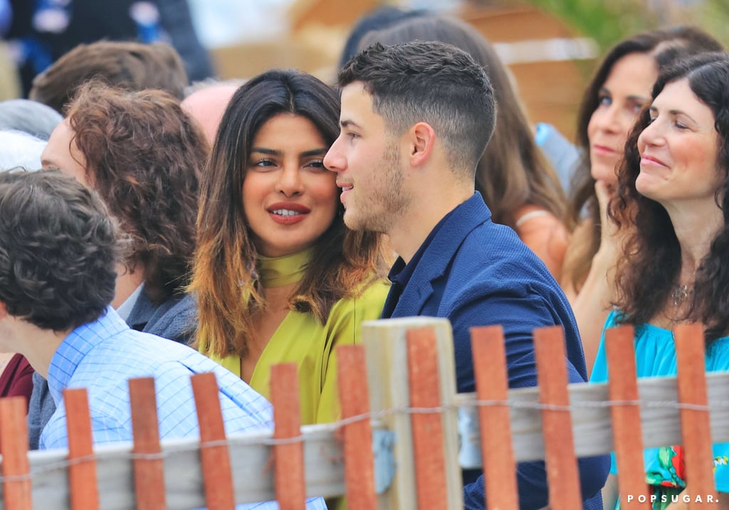 Nick Jonas and Priyanka Chopra at a Wedding June 2018