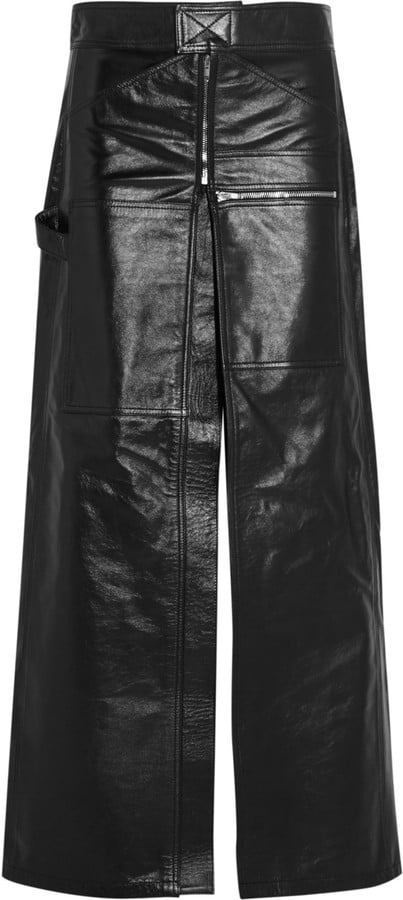 Vetements Glossed-Leather Maxi Skirt ($2,280)
