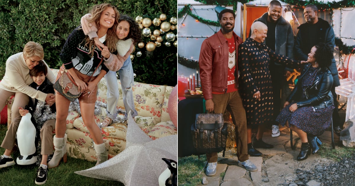 Jennifer Lopez and Michael B. Jordan Pose With Their Families For Coach’s Holiday Campaign