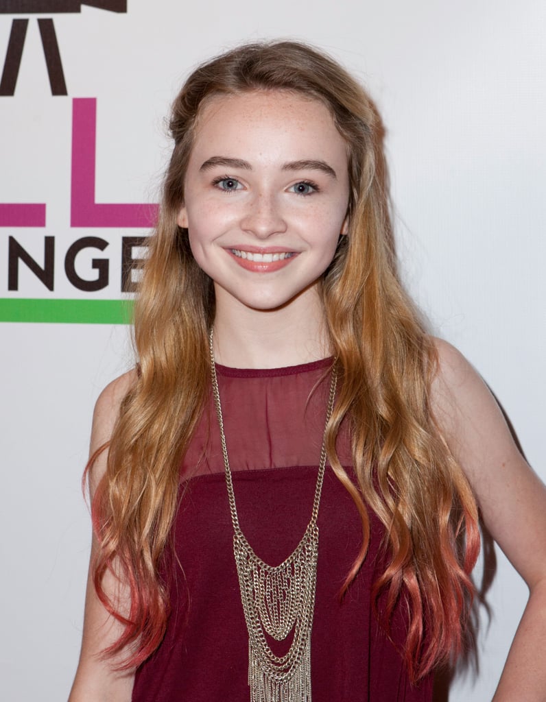 Sabrina Carpenter With Red Highlights in 2013