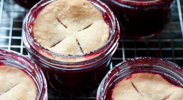 Mini Cranberry Cobblers