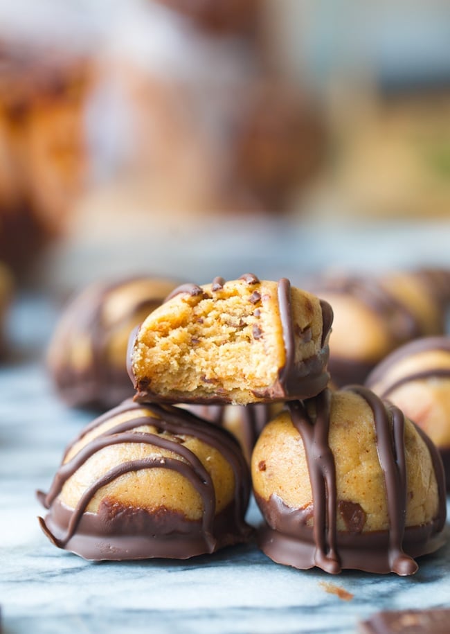 Peanut Butter Cookie Dough Truffles