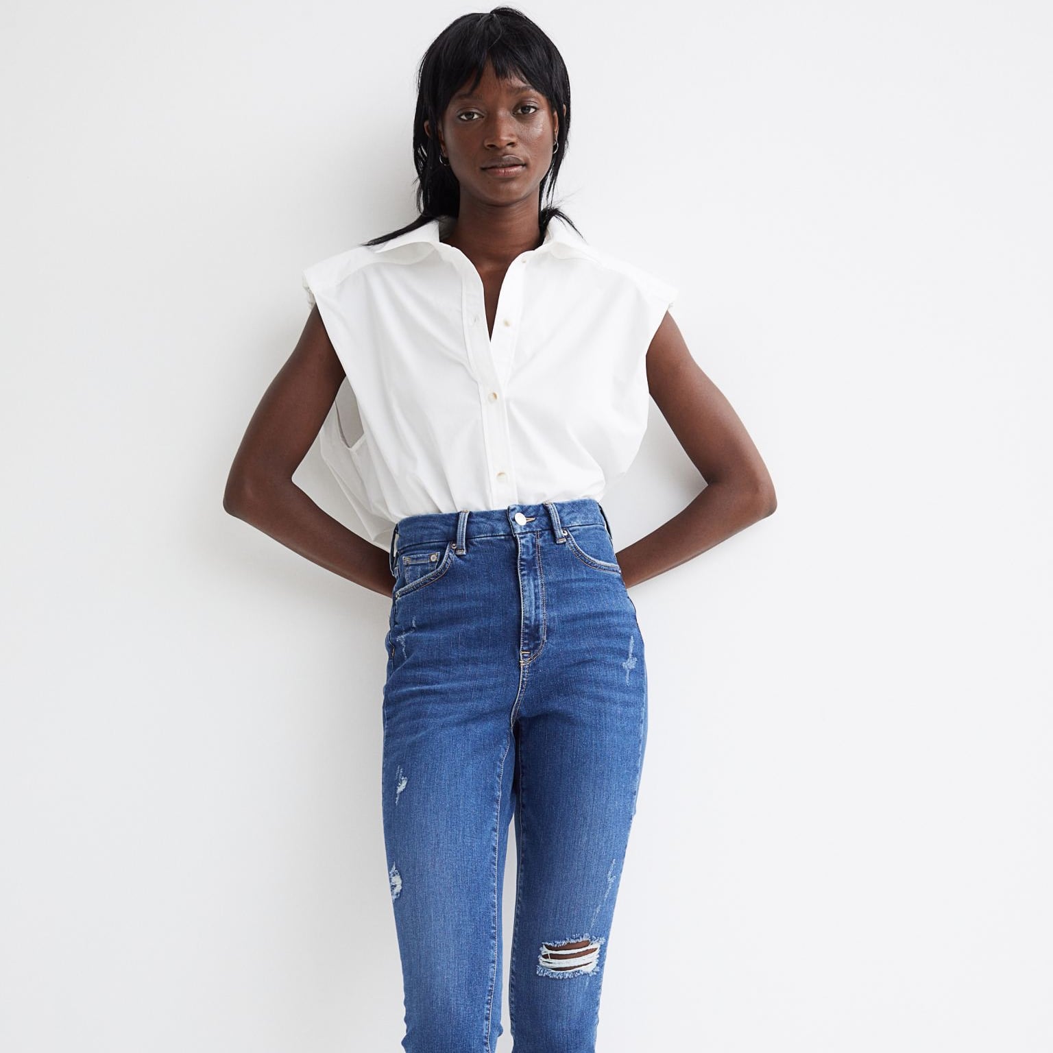 Rechtsaf voor de hand liggend Indica The Best H&M Jeans Under $50 | POPSUGAR Fashion