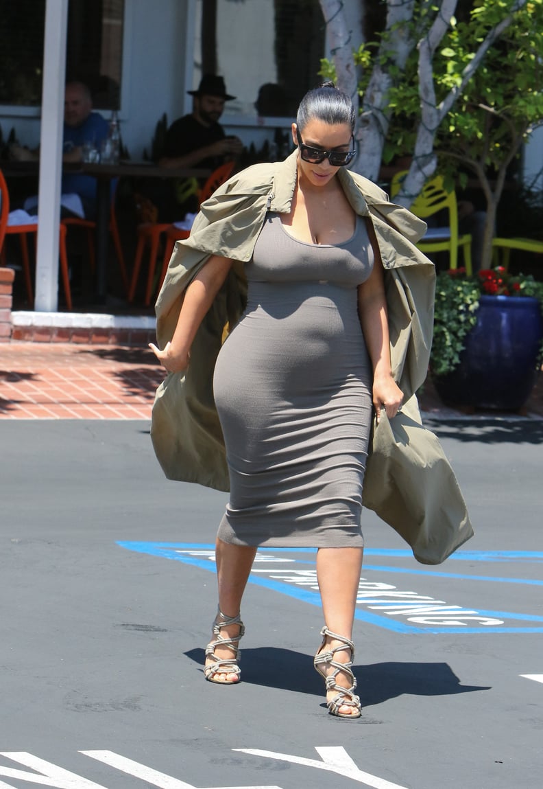Kim Kardashian Baby Bump Pictures July 2015 | POPSUGAR Celebrity