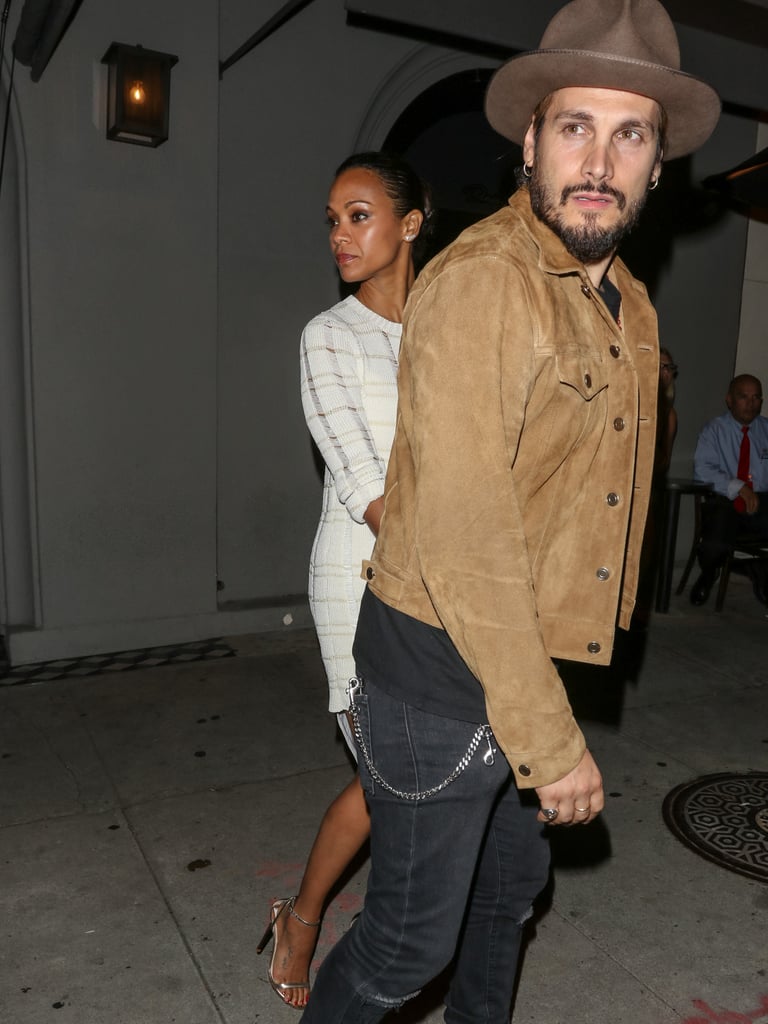 Zoe Saldana and Marco Perego LA Pictures September 2015