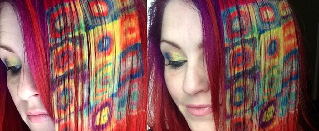Rainbow Hair Paintings Inspired by Famous Art