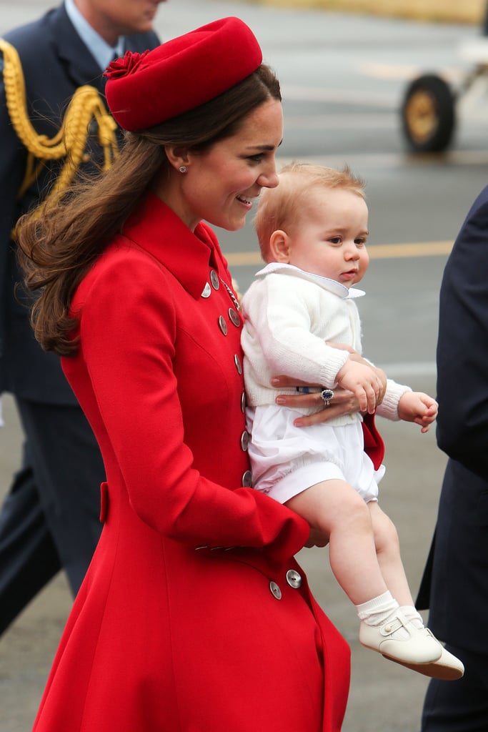 George's arrival in New Zealand on April 7.