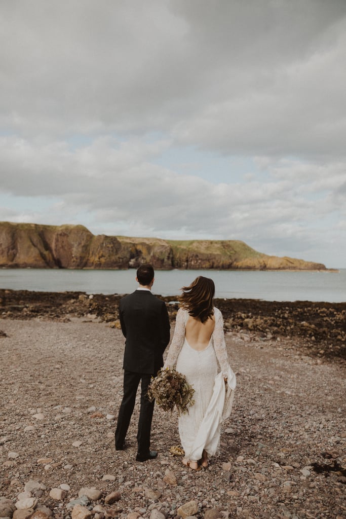 Elopement Shoot at Dunnottar Castle in Scotland