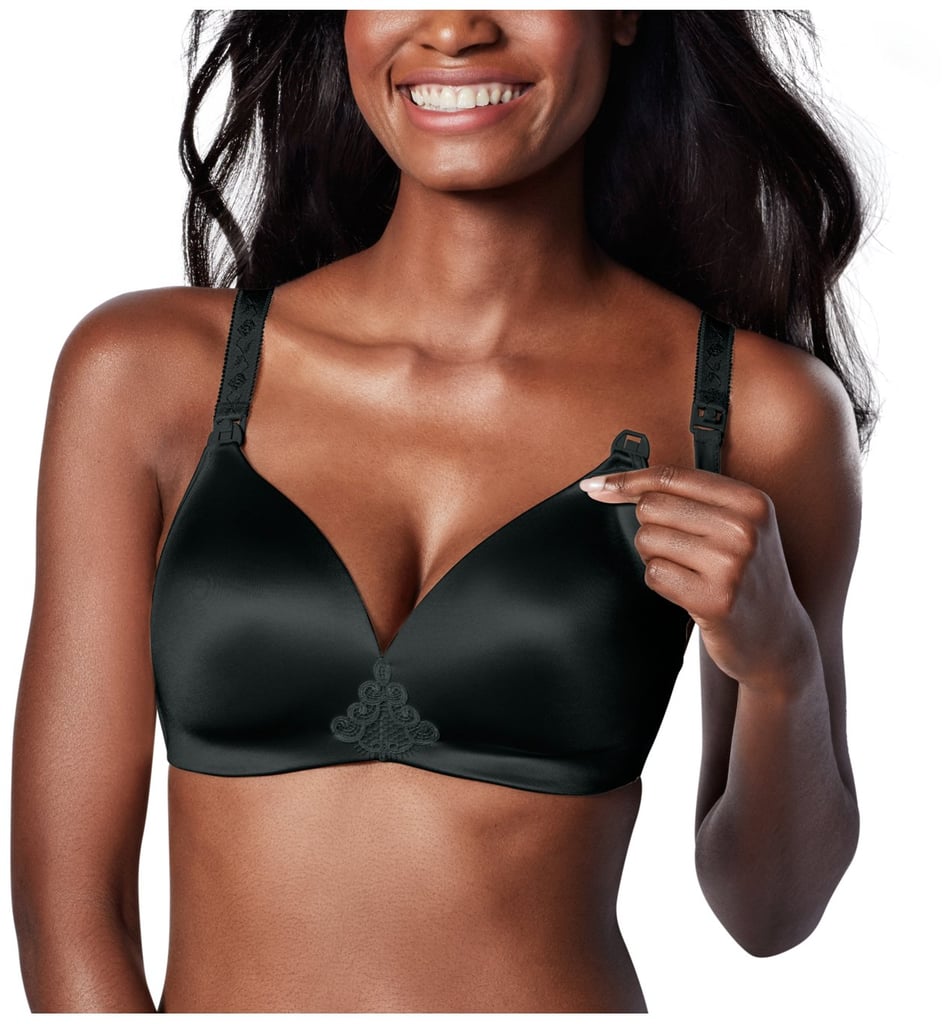 The Bravado! Designs Women's Bliss Nursing Bra ($35) has fold-down cups for nursing, and the repeated motion hasn't compromised the molding and shape in any way in the year I've been wearing mine. Also important: the bra actually separates your breasts into two actual boobs, not just one uniboob, which is a common result with many nursing bras.