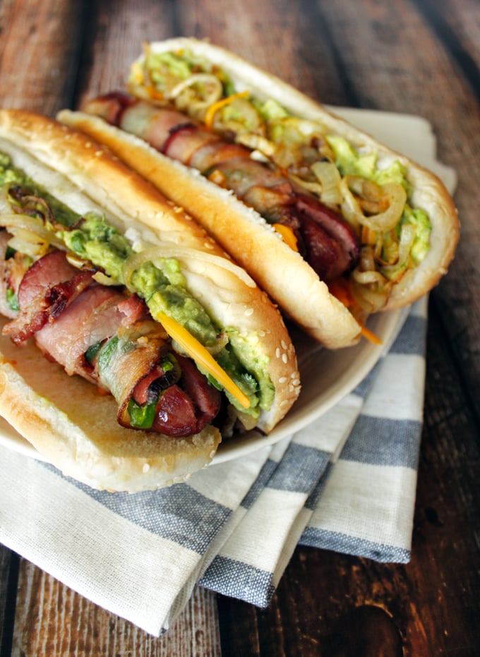 Bacon-Wrapped Jalapeño Hot Dogs