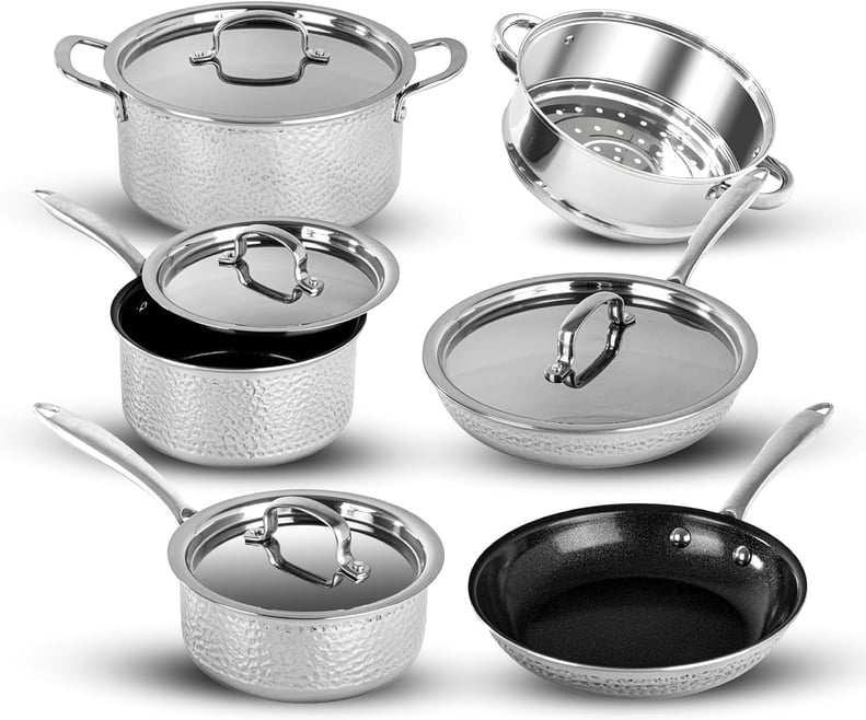 Best Amazon Deal Nonstick Stainless Steel Cookware Set