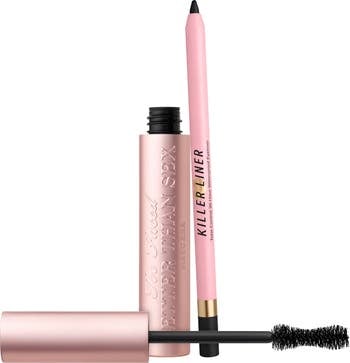 Too Faced Full Size Better Than Sex Volumizing Mascara & Killer Liner Set