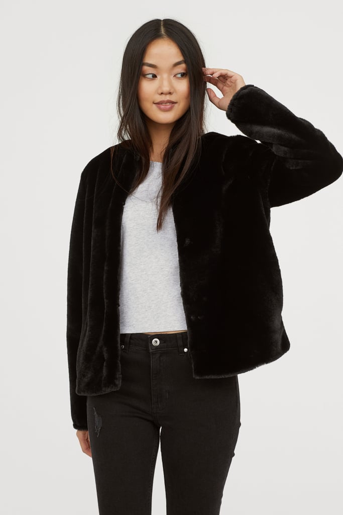 H&M Faux Fur Jacket