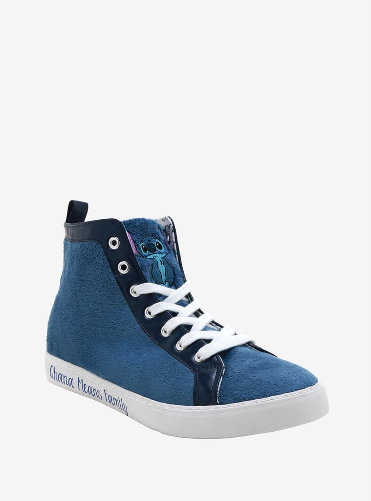 Disney Lilo  Stitch Fuzzy Hi-Top Sneakers