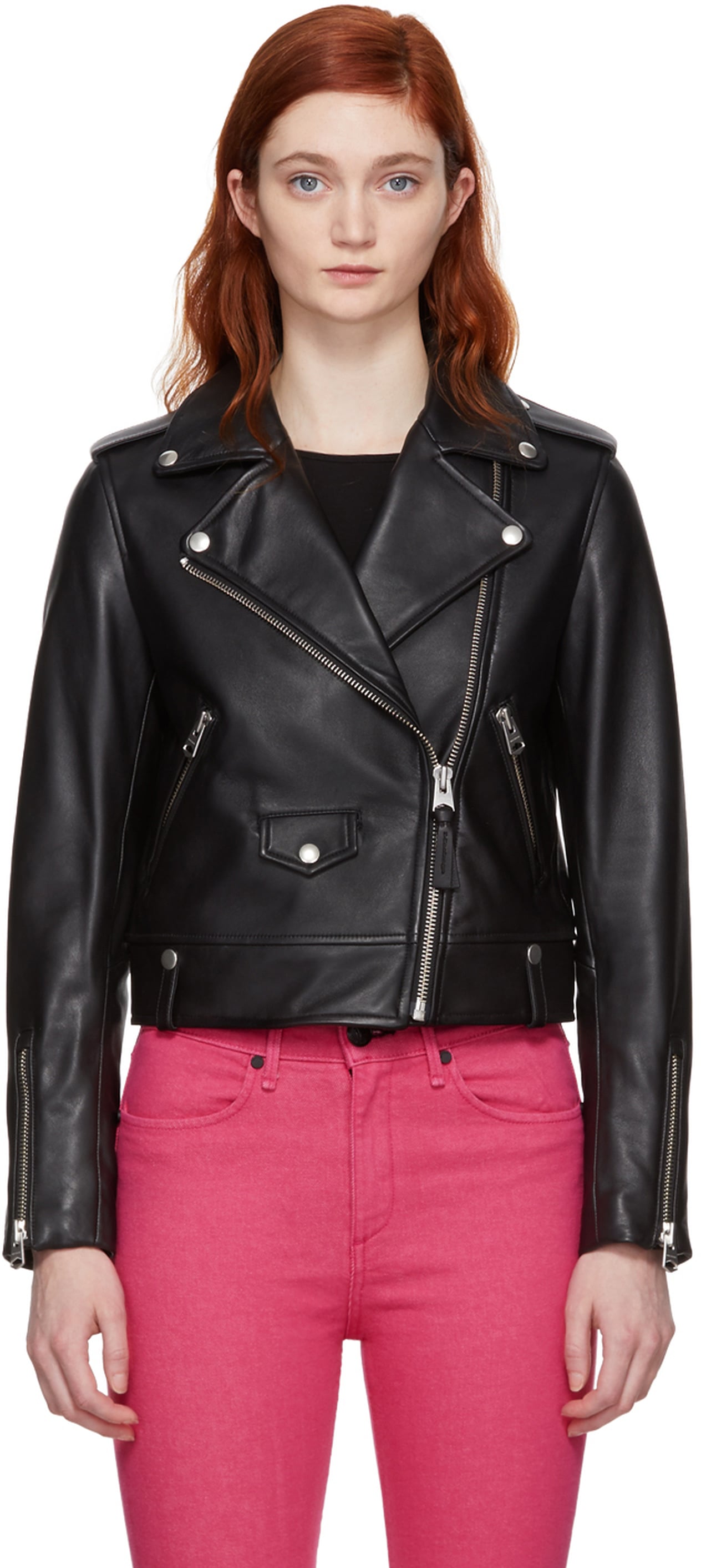 Princess Beatrice's Black Leather Jacket | POPSUGAR Fashion