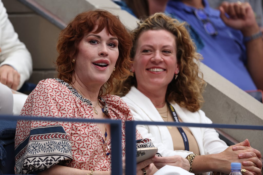 Molly Ringwald at the US Open on Sept. 10.