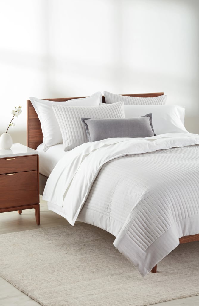 Nordstrom 400 Thread Count Organic Cotton Sateen Sheet Set ($69-$83, originally $99-$119)
If you're looking to upgrade your sheets, this organic cotton sateen set from Nordstrom is a bestseller. Woven with a 400-thread count, they're silky smooth and temperature-regulating. You can choose between five colors.