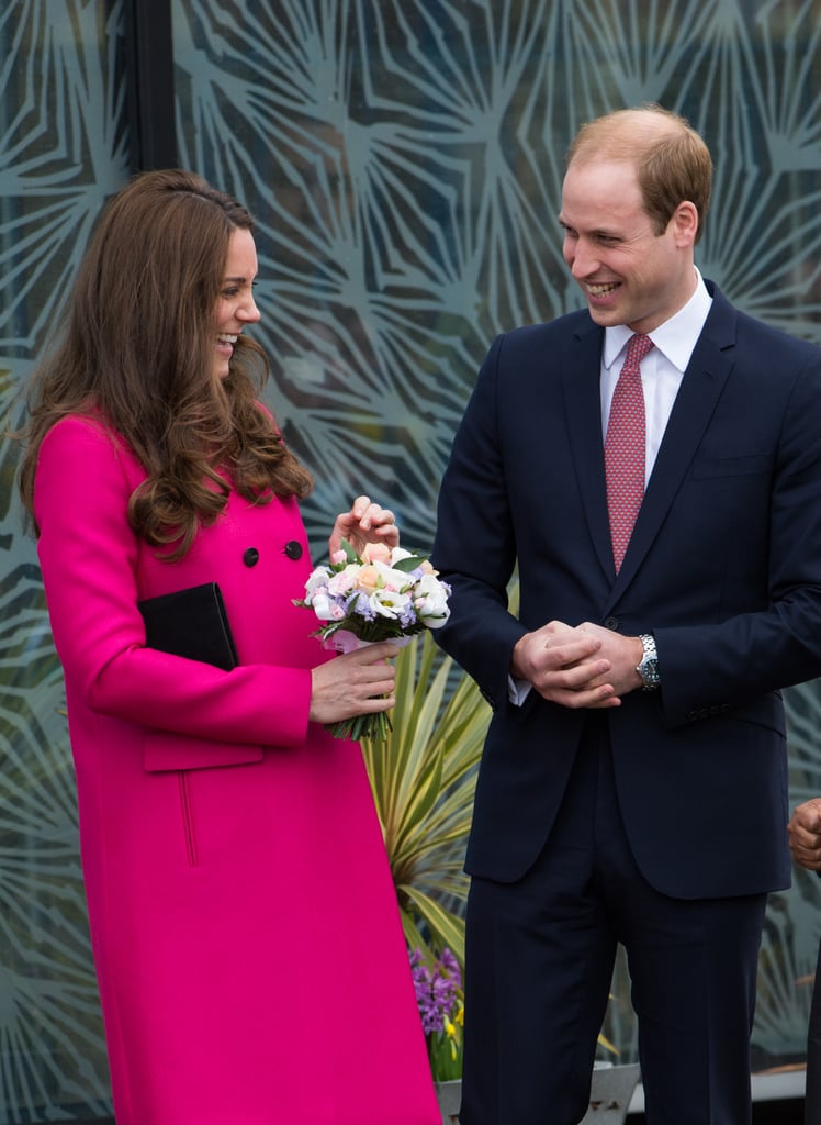 The couple shared a laugh during an official appearance in London in March 2015.