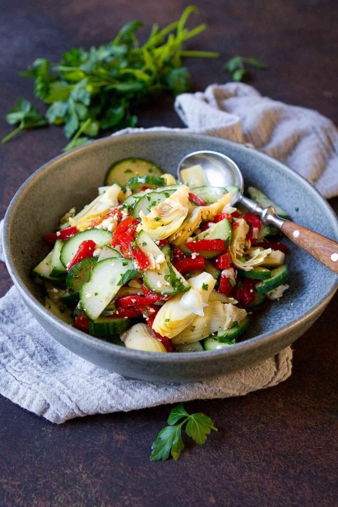 Mediterranean Cucumber Salad