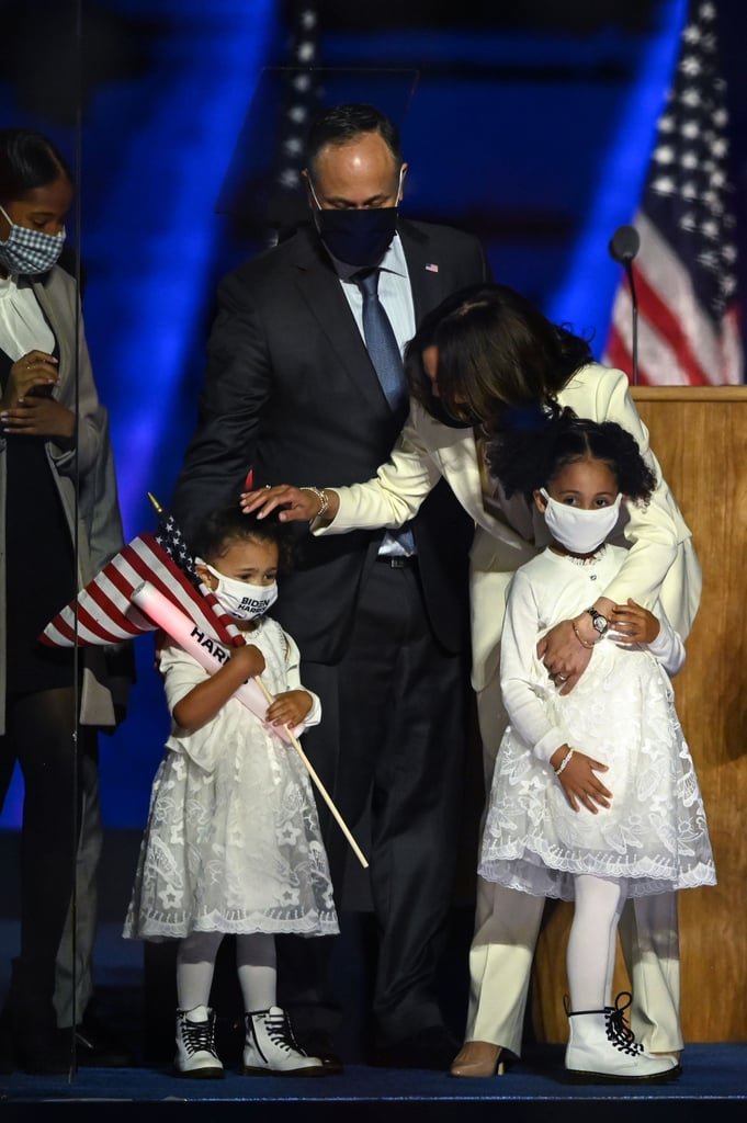 Kamala Harris and Her Nieces Wore All-White For Election Win