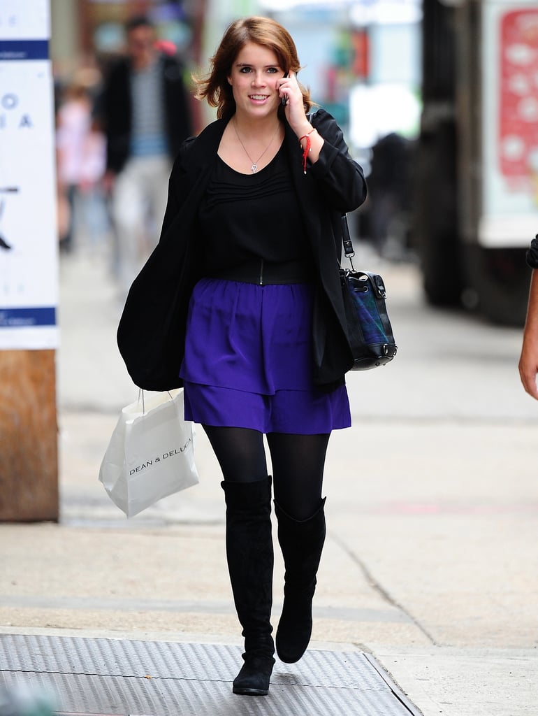 Princess Eugenie was spotted walking around NYC's East Village in October 2013.