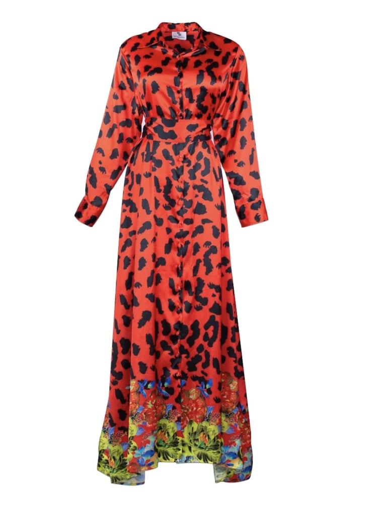 Sai Sankoh Red Jezebel Shirt Dress