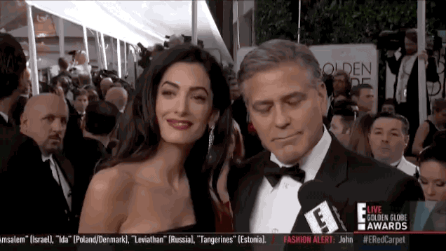 Amal Clooney Was Generally Unimpressed With the Golden Globes