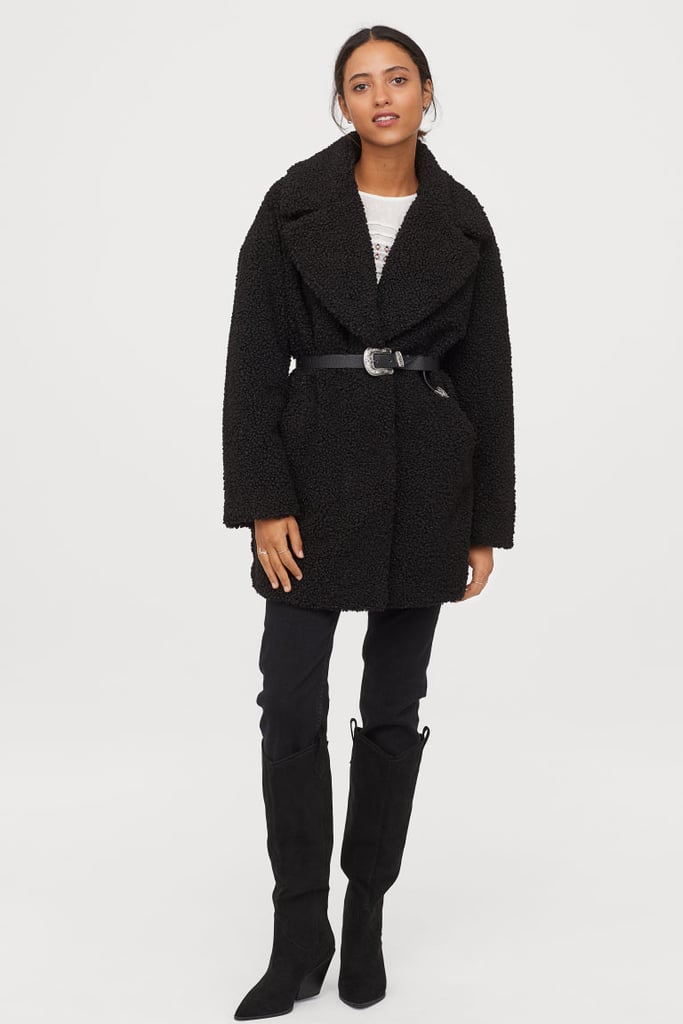 H&M Short Pile Coat