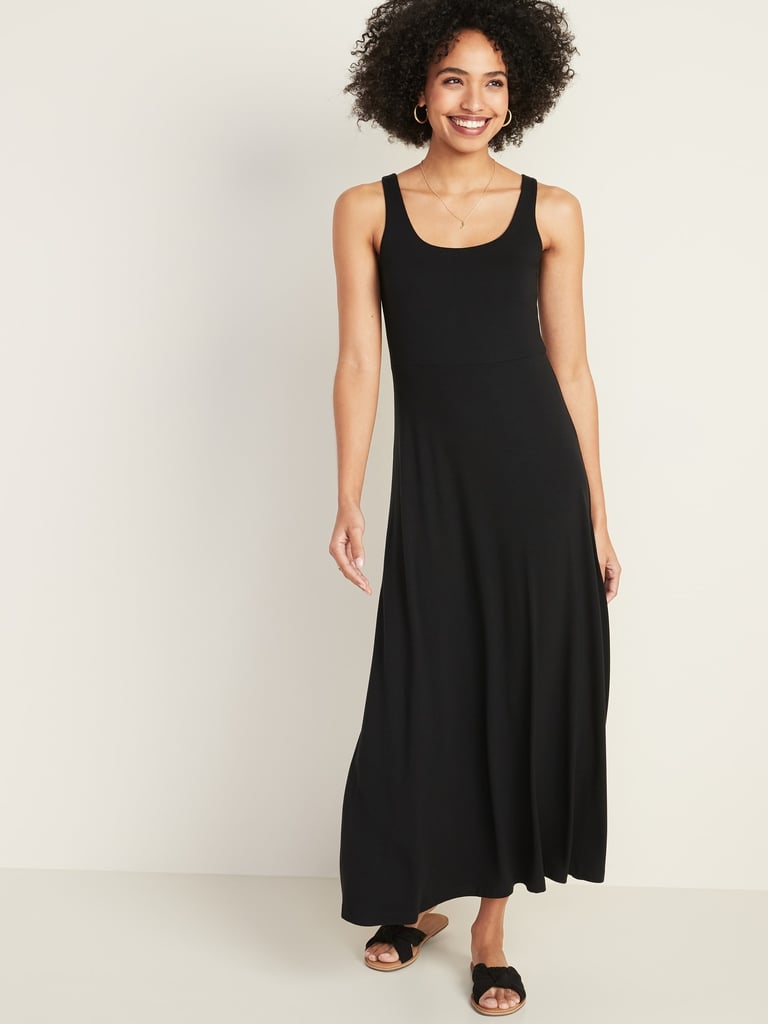 Scoop-Neck Jersey Maxi Dress for Women