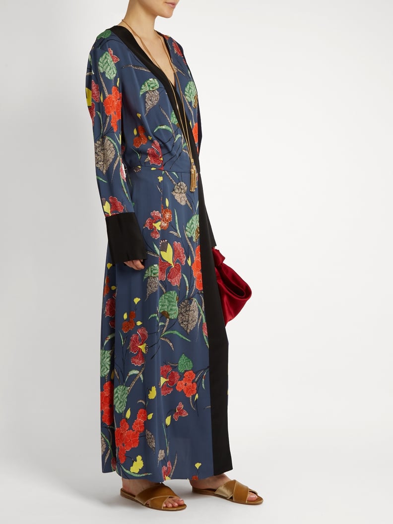 Diane von Furstenberg Ampère-Print Stretch-Silk dress