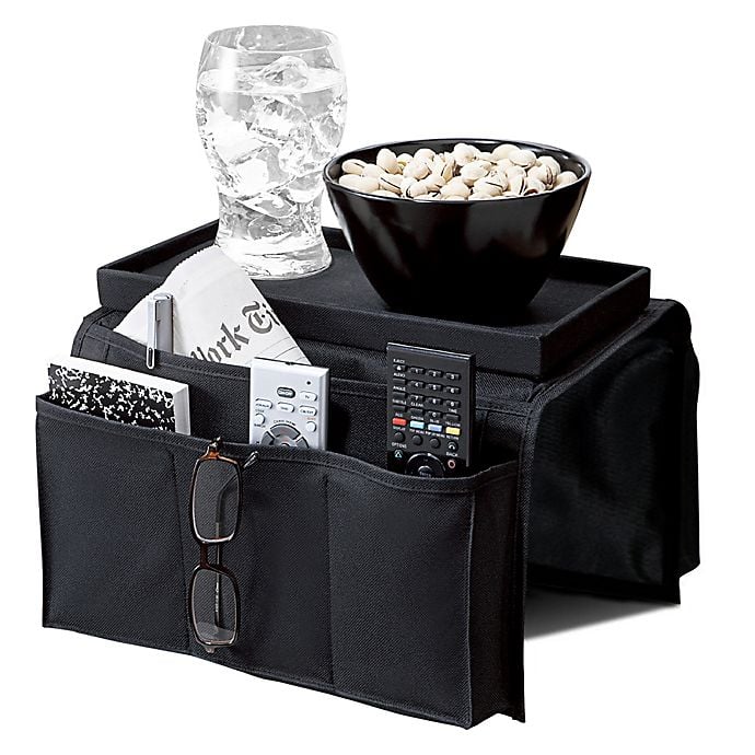 6-Pocket Armrest Organizer With Tray Top