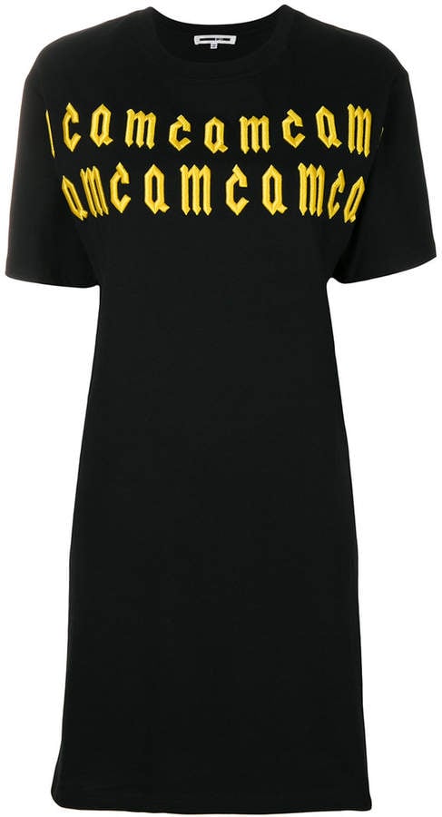 McQ Embroidered Logo T-shirt Dress