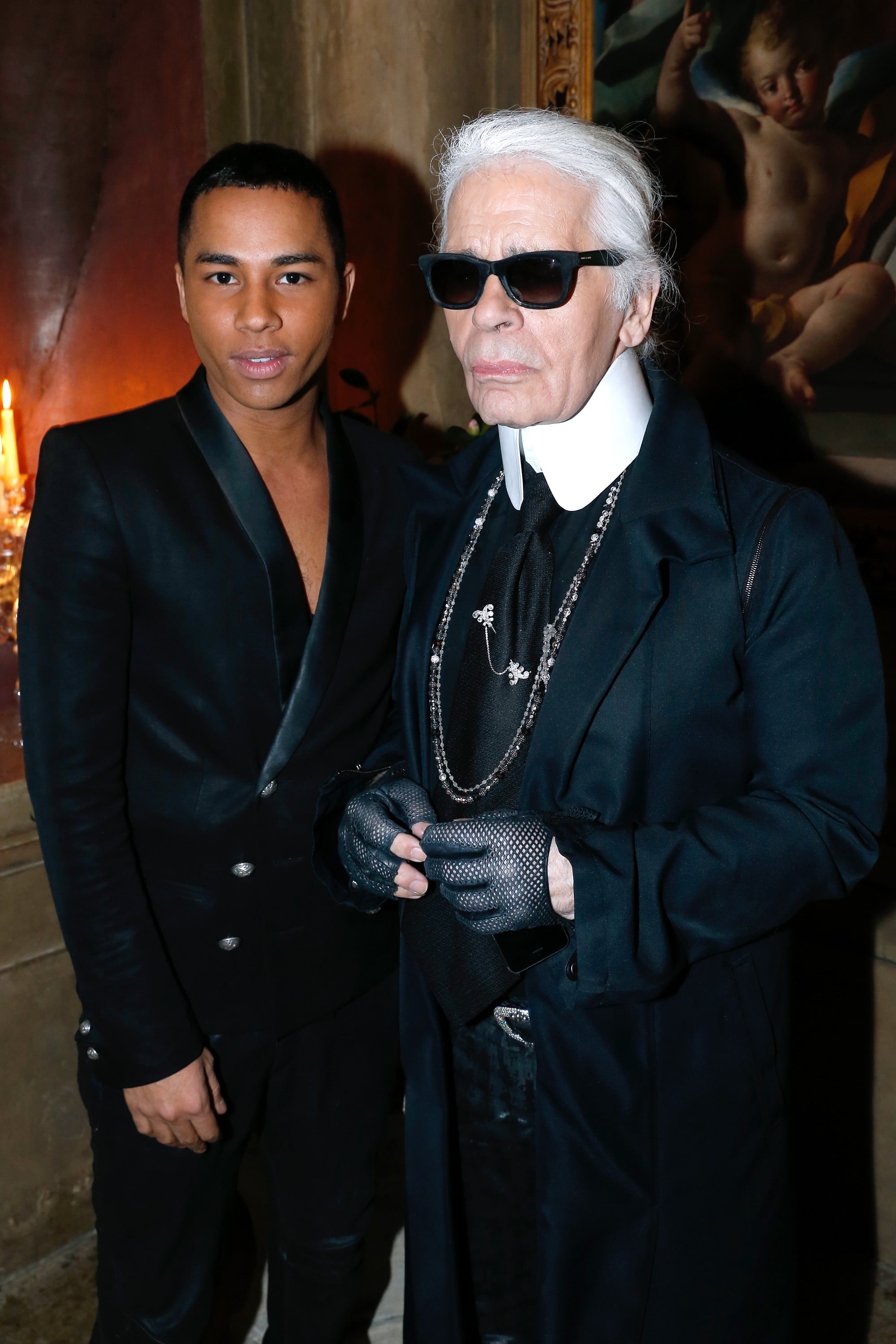 Olivier Rousteing, Balmain Creative | The World Is Saying Goodbye to Karl Lagerfeld the Only Way They Know How | POPSUGAR Fashion 36