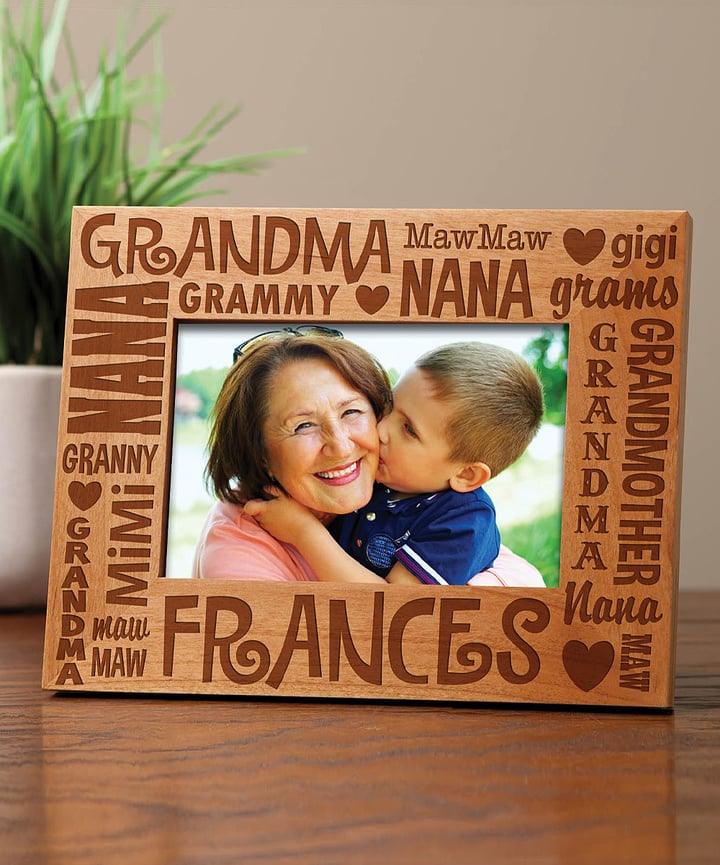 Words For Grandma Personalized Frame