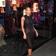 Lori Harvey Stepped Out in a Sheer Black Dress and High Spiral Heels