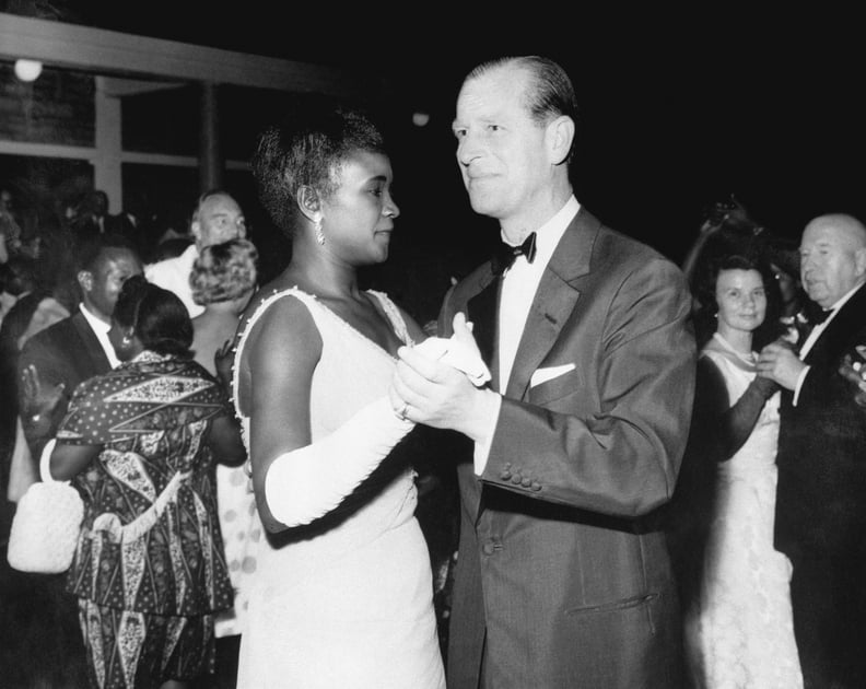 Dancing with Kenyan Pamela Mboya at the Independence Ball in 1963