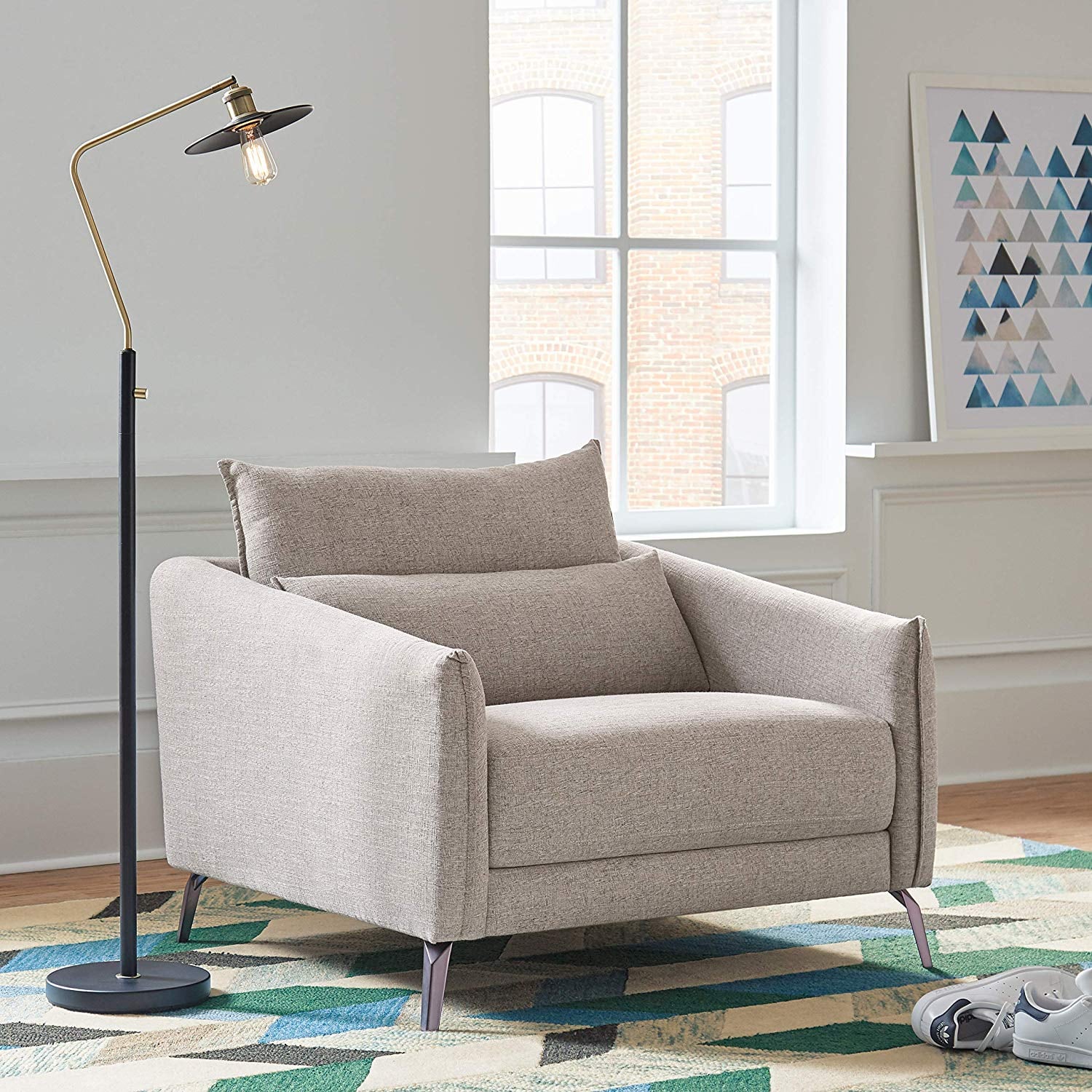 Rivet modern best sale floor lamp