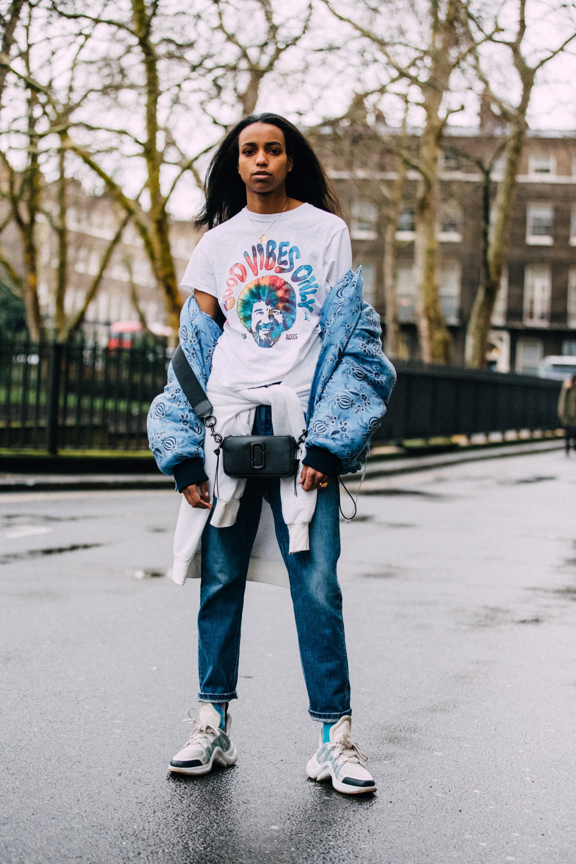 How to Wear a Denim Jacket in Winter