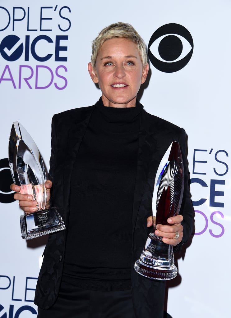 Ellen DeGeneres Portia de Rossi People's Choice Awards 2016
