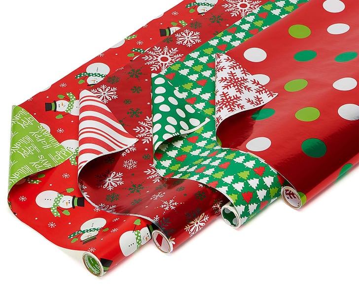 American Greetings Reversible Christmas Bulk Gift Wrapping Paper Bundle