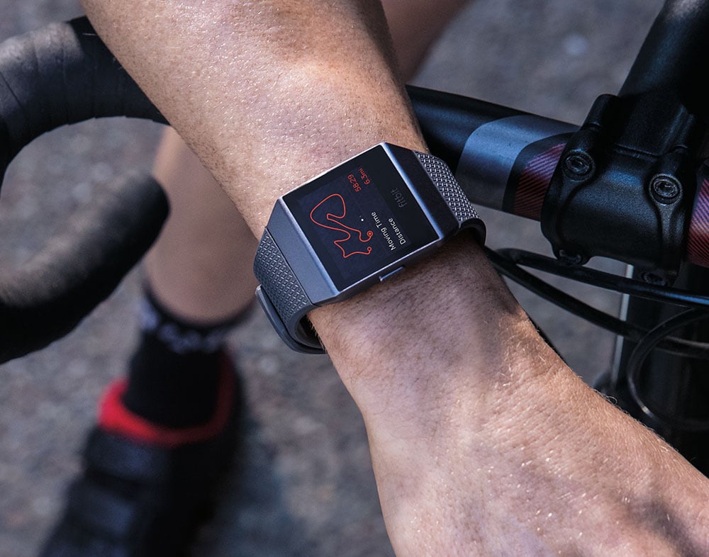 Fitbit ionic stationary bike online